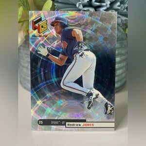 Vintage Andruw Jones Braves Baseball Trading Card Hologrfx 1999